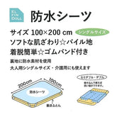 西松屋防水床墊隔尿墊防水墊100x200cm(純色)2 件組